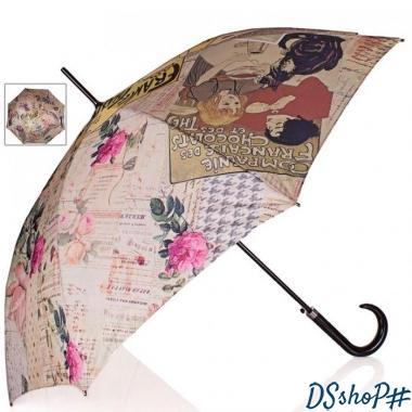Зонт-трость женский полуавтомат DOPPLER (ДОППЛЕР),  коллекция 