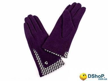 Перчатки женские  шерстяные ETERNO (ЭТЭРНО) E2530-violet