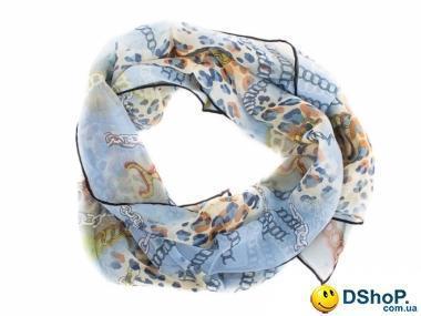 Лучший корпоративный подарок к праздникам шарф крепдишин VENERA (ВЕНЕРА) C270025-blue