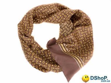 Лучший корпоративный подарок к праздникам шарф мужской шелковый шейный CODELLO (КОДЕЛЛО) C270086-coffee