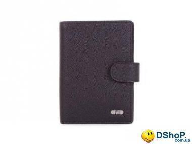 Мужское кожаное портмоне с бумажником для водителя WANLIMA (ВАНЛИМА) W31559470053-black