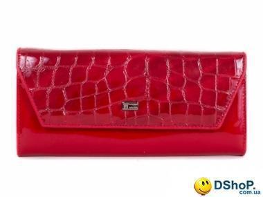 Женский кожаный кошелек с зеркалом WANLIMA (ВАНЛИМА) W82043100166-red
