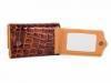 Женская кожаная ключница-кошелек с зеркалом WANLIMA (ВАНЛИМА) W81092670792-light-coffee