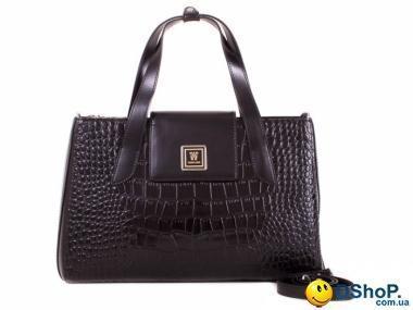 Женская кожаная сумка WANLIMA (ВАНЛИМА) W12029480014-black