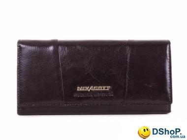 Женский кожаный кошелек NIVACOTT (НИВАКОТТ) MISS17495-black