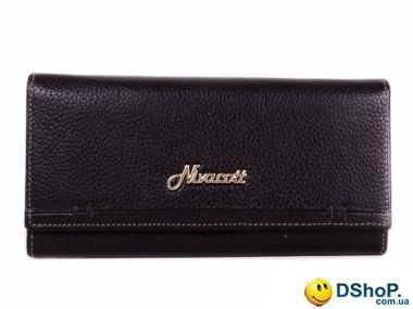 Женский кожаный кошелек NIVACOTT (НИВАКОТТ) MISS17492-black
