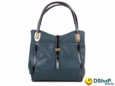 Женская сумка из качественного кожезаменителя RONAERDO (РОНАЭРДО) BAL5651-green