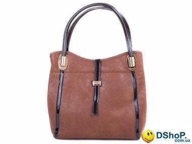 Женская сумка из качественного кожезаменителя RONAERDO (РОНАЭРДО) BAL5651-brown