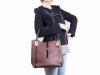 Женская сумка из качественного кожезаменителя RONAERDO (РОНАЭРДО) BAL5651-brown