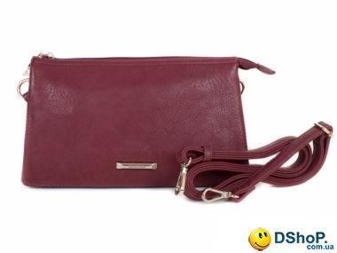 Женская сумка через плечо из качественного кожезаменителя RONAERDO (РОНАЭРДО) BAL3005-A-red