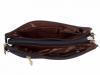 Женская сумка из качественного кожезаменителя и натурального замша RONAERDO (РОНАЭРДО) BAL3005-C-black
