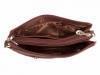 Женская сумка из качественного кожезаменителя и натурального замша RONAERDO (РОНАЭРДО) BAL3005-C-brown