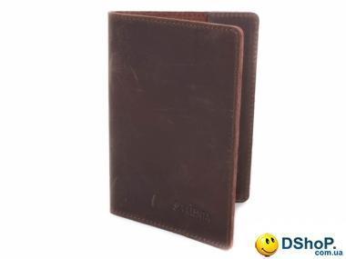 Мужская кожаная обложка для паспорта VALENTA (ВАЛЕНТА) OY107610