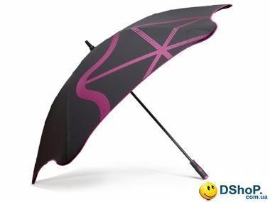 Противоштормовой зонт-трость мужской механический с большим куполом BLUNT (БЛАНТ) Bl-golf2-pink