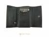 Мужская кожаная ключница-кошелек WANLIMA (ВАНЛИМА) W72091300066-black