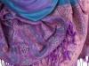 Женский двусторонний палантин из пашмины 180 на 70 см ETERNO (ЭТЕРНО) ES0206-2-blue-violet