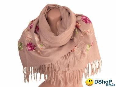 Женский шерстяной шарф 175 на 68 см ETERNO (ЭТЕРНО) ES0206-7-beige