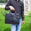 Мужской кожаный портфель с ккарманом для ноутбука  ETERNO (ЭТЭРНО) ET1392-5