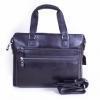 Мужской кожаный портфель с карманом для ноутбука ETERNO (ЭТЭРНО) ET83158-5-black