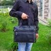 Мужской кожаный портфель с карманом для ноутбука ETERNO (ЭТЭРНО) ET83158-5-black