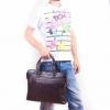 Мужской кожаный портфель с карманом для ноутбука  ETERNO (ЭТЭРНО) ET83158-5-brown