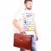 Мужской кожаный портфель ETERNO (ЭТЭРНО) ET340-brown