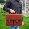 Мужской кожаный портфель ETERNO (ЭТЭРНО) , коллекция FLANSA (ФЛАНСА) ET01A-brown