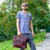 Мужской кожаный портфель ETERNO (ЭТЭРНО) ET3122-3-brown