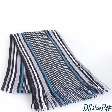 Шарф мужской шерстянной в стиле Paul Smith 170*25 см BAOSIDI (БАОСИДИ) DC183-194