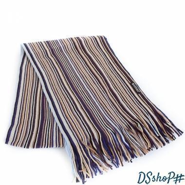 Шарф мужской шерстянной в стиле Paul Smith 160*27 см BAOSIDI (БАОСИДИ) DC183-1-1