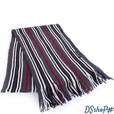 Шарф мужской шерстянной в стиле Paul Smith 162*27 см BAOSIDI (БАОСИДИ) DC183-180-2