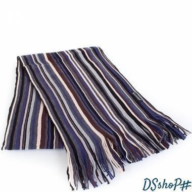 Шарф мужской шерстянной в стиле Paul Smith 160*27 см BAOSIDI (БАОСИДИ) DC183-67
