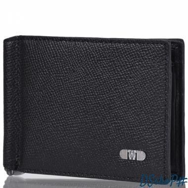 Кожаный мужской зажим для купюр WANLIMA (ВАНЛИМА) W31529470967-black