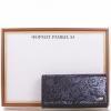 Кошелек женский кожаный VALENSIY (ВАЛЕНСИ) DSA01318-1-133-black-blue