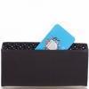 Кошелек женский кожаный VALENSIY (ВАЛЕНСИ) DSA01318-1-104-black-blue