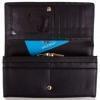 Кошелек женский кожаный VALENSIY (ВАЛЕНСИ) DSA01318-1-104-black-blue