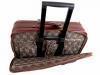 Саквояж на 2-х колесах кожаный дорожний ROCKBUN (РОКБАН) W130018-brown