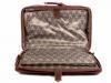 Саквояж на 2-х колесах кожаный дорожний ROCKBUN (РОКБАН) W130018-brown