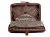 Саквояж на 2-х колесах кожаный дорожний ROCKBUN (РОКБАН) W130018-brown