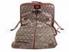 Саквояж на 2-х колесах кожаный дорожний ROCKBUN (РОКБАН) W130018-brown