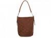 Кожаная женская сумка LILOCA (ЛИЛОКА) LC10291-camel