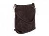 Кожаная женская сумка LILOCA (ЛИЛОКА) LC10291-dark-brown