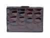 Кошелек женский кожаный WANLIMA (ВАНЛИМА) W50040150473-black-red