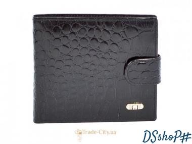 Кожаный мужской кошелек WANLIMA (ВАНЛИМА) W120467402504-black
