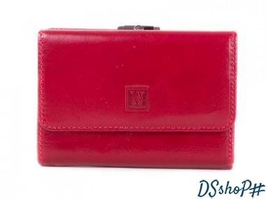 Женский кожаный кошелек с зеркалом WANLIMA (ВАНЛИМА) W500432708-red