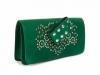 Кожаный женский клатч LILOCA (ЛИЛОКА) LC10215-green