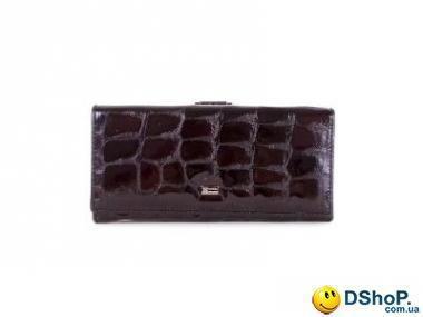Женский кожаный кошелек WANLIMA (ВАНЛИМА) W500423229-red-black