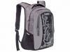 Мужской рюкзак с карманом для ноутбука GRIZZLY (ГРИЗЛИ) GRU-320-1-grey-black