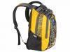 Мужской рюкзак с карманом для ноутбука GRIZZLY (ГРИЗЛИ) GRU-320-1-grey-yellow
