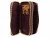 Женская кожаная ключница-кошелек WANLIMA (ВАНЛИМА) W82090230117-coffee